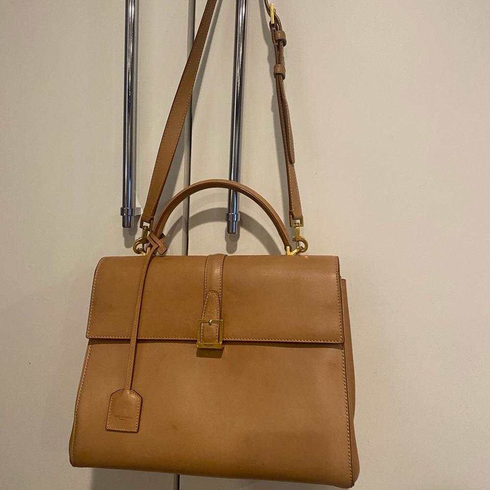 Saint Laurent Le Fermoir Top Handle Bag